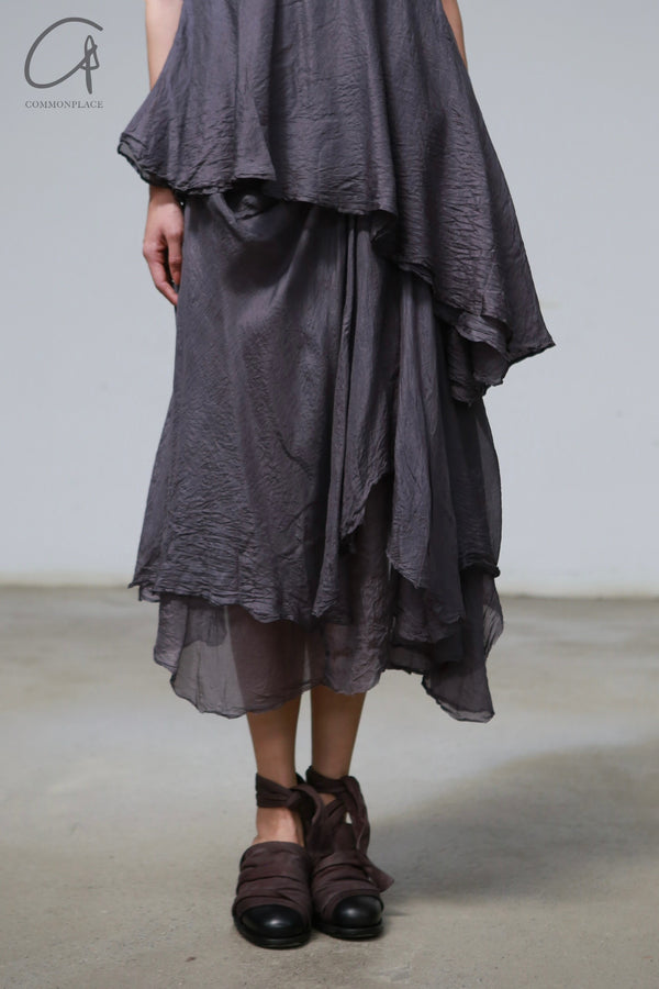 Marc Le Bihan 2500 Skirt French Handmade MLB-2500-MOKA